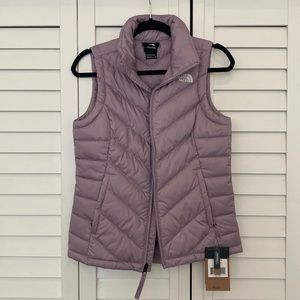 Northface XS light purple puffer vest